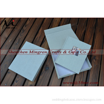 Fabric Linen Photo Album Book Packaging Box